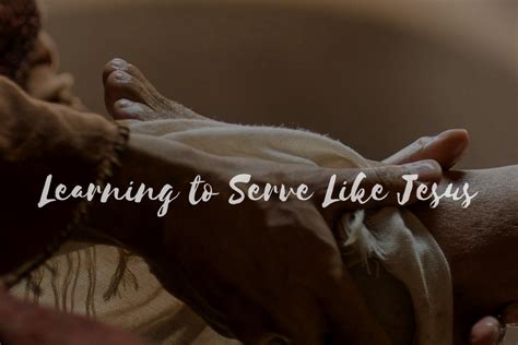 Serving in Jesus' Name .